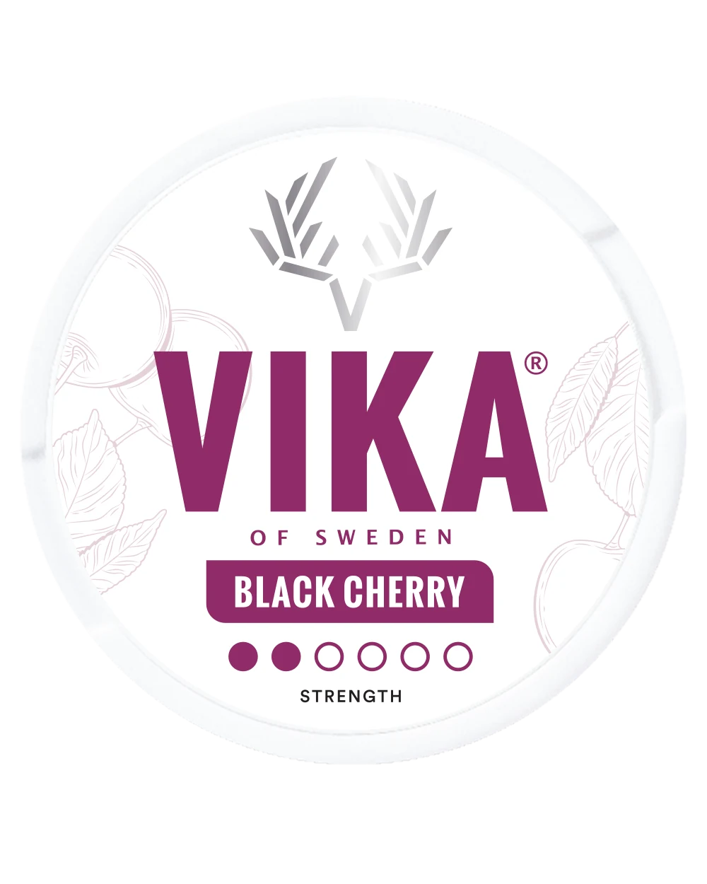 VIKA of Sweden Pink Collection Black Cherry